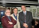 Con l'amico   Maestro Ernesto Nino Palleschi e il prof. Alfredo M. Barbagallo.